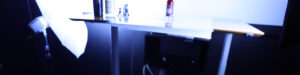 Setup for Himbærbrus med isterningeraf sodavand billedet. Overblik over belysning.